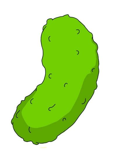 Cartoon Pickle Drawing Free Image Download