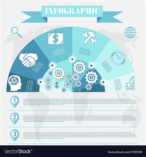 Business Development Infographics Royalty Free Vector Image