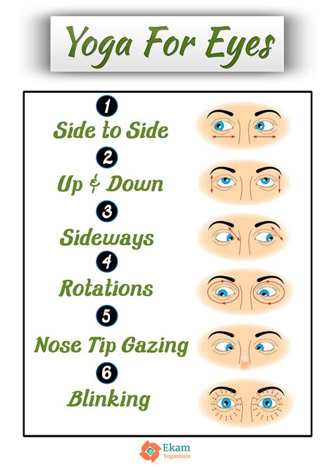 Yoga For Eyes Improve Your Eyesight With These Easy Exercises Design Via Ekamyogashala