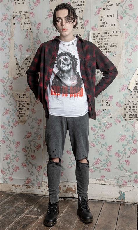 Men S Alternative Clothing Grunge Streetwear Disturbia Clothing Alternative Fashion Men