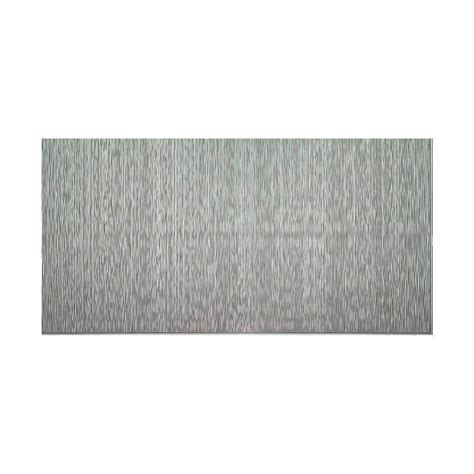 Fasade 96 In X 48 In Quilted Decorative Wall Panel In Argent Silver