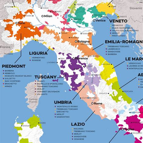 Lonely planet photos and videos. Detailed Italian Wine Regions Map | Wine Posters - Wine Folly