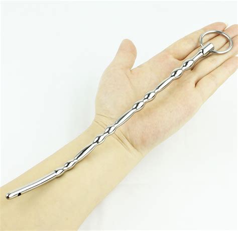 New Mm Long Urethral Sound Toys Stainless Steel Penis Plug Stretching Male Chastity