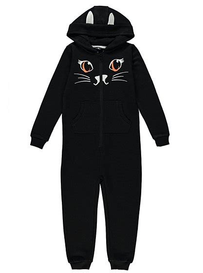 Onesies with feet can also keep a cat's claws covered so that they can't scratch at the injury. Cat Onesie | Kids | George at ASDA