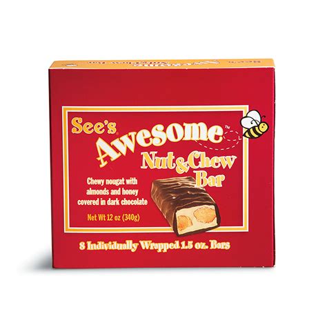 Awesome Nut And Chew Bars Sees Candies