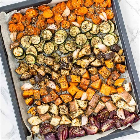 Oven Roasted Vegetables Cooking With Ayeh