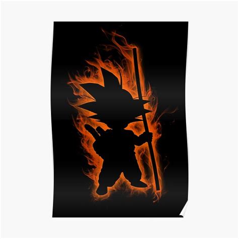 Db Silhouette Fire Iii Poster For Sale By Anaideiadesigns Redbubble
