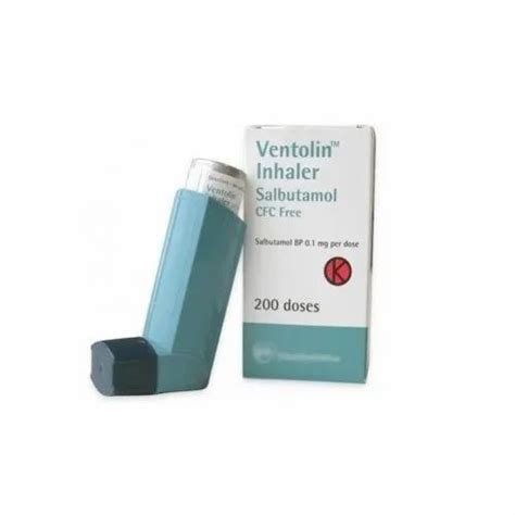 Asthma Inhaler Ventolin Inhaler 100 Export Oriented Unit From Nagpur