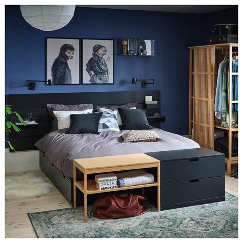 The application has design themes for decorating living room, bedroom, kitchen, bathroom and many others. IKEA NORDKISA Bamboo Bench in 2020 | Blue bedroom decor ...
