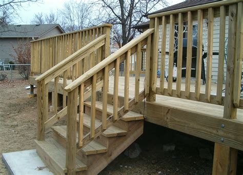 Wood Handrails For Outdoor Steps F