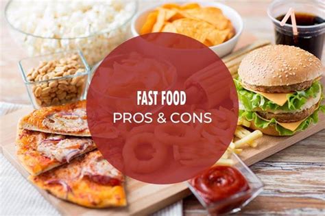 Pros And Cons Of Fast Food Sincere Pros And Cons