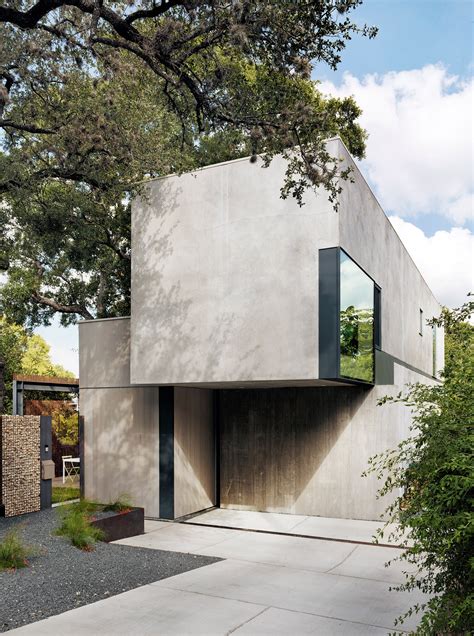Alterstudio Designs Austin Residence Around Existing Oak Tree Dr Wong
