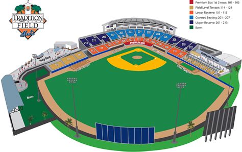 Tradition Field Port St Lucie Fl Mets Seating Charts Seating
