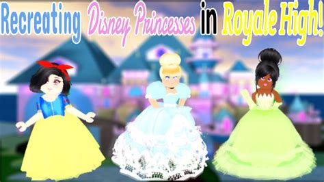 All Of The Disney Princesses Came To Royale High Youtube