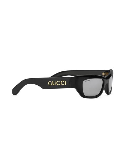 Gucci Eyewear Rectangular Frame Sunglasses Farfetch
