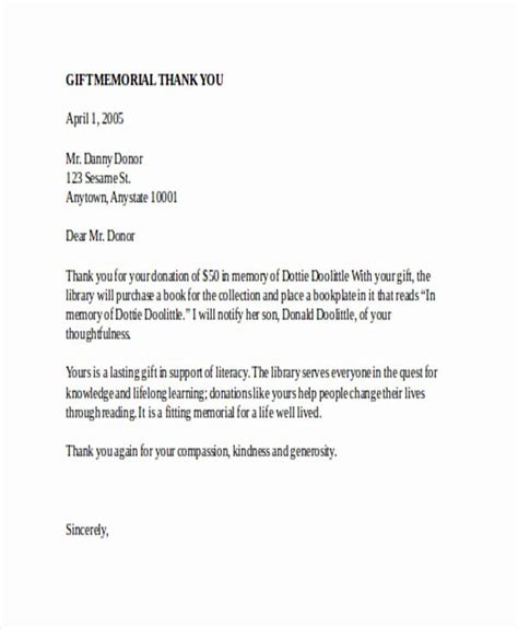 A basic donation letter template can be used for an organization's annual appeal and can be tailored to include specifics related to your cause. Memorial Donation Letter - laustereo.com