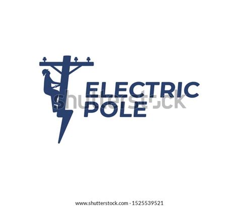 Power Line Repair Logo Design Lineman Stock Vector Royalty Free