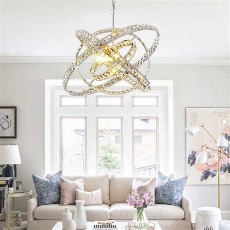 Is it too perfect to live in? 27 Best Living Room Chandelier Ideas | Décor Outline