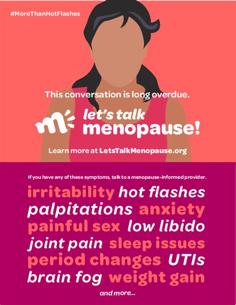 Menopause Public Awareness Campaign Let S Talk Menopause