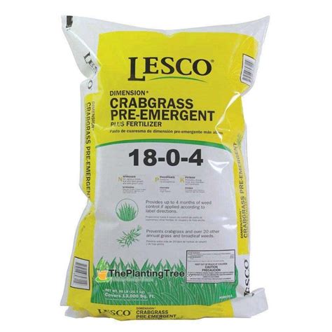 Lesco Fertilizer Plus Herbicide 18 0 4 — Plantingtree