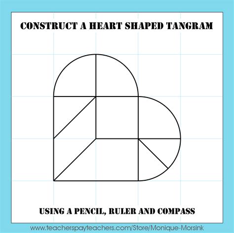 Heart Tangram Printable Printable Templates