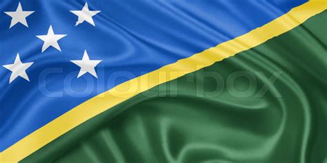 Flag Of The Solomon Islands Stock Image Colourbox