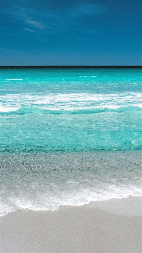 Download 720x1280 Wallpaper Tropical Beach Sea Waves Seashore Adorable Samsung Galaxy Mini