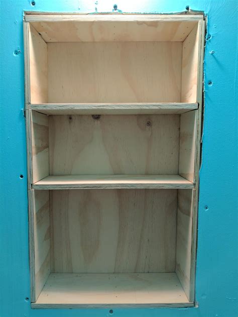 Medicine cabinet organization ideas drawers definition. I made a recessed medicine cabinet hidden behind a sliding ...