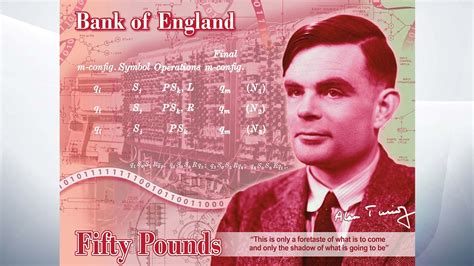 Alan Turing Wwii Codebreaker Revealed As New Face Of £50 Note Uk
