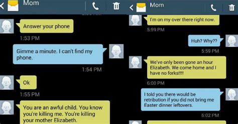 These Texts Prove That Elizabeth Might Be The Most Troublesome Child