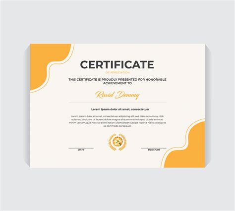 Certificate Design On Behance