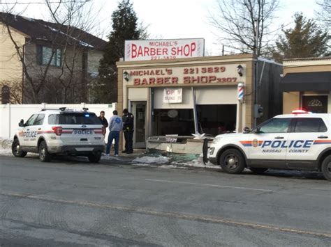 Driver Left After Car Struck North Merrick Barber Shop Pd Merrick Ny Patch