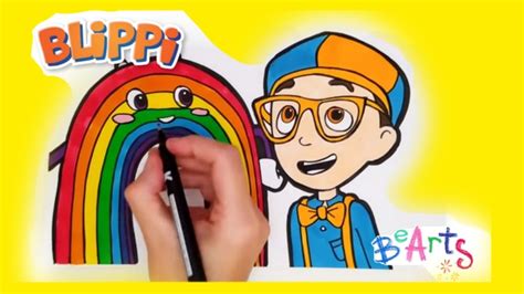 How To Draw Blippi Wonders Educational Videos For Kids Blippi Youtube