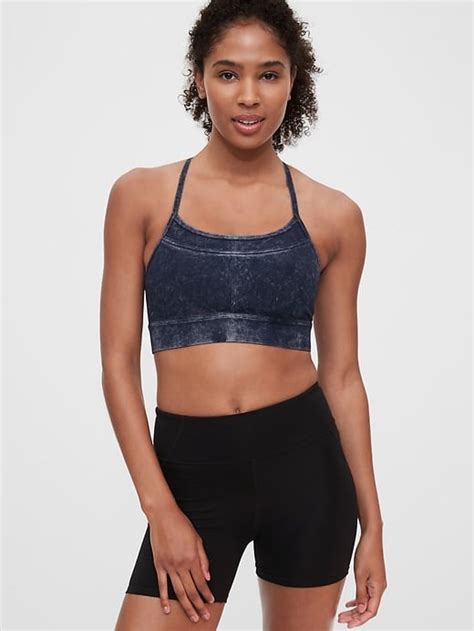 Target/women/women's clothing/activewear/sports bras/low impact (9)‎. Gap GapFit Low Impact Crossover Blackout Sports Bra | Best ...