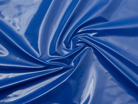 Mjtrends Stretch Pvc Fabric Royal Blue