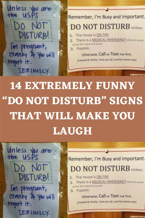14 Extremely Funny Do Not Disturb Signs That Will Make You Laugh In