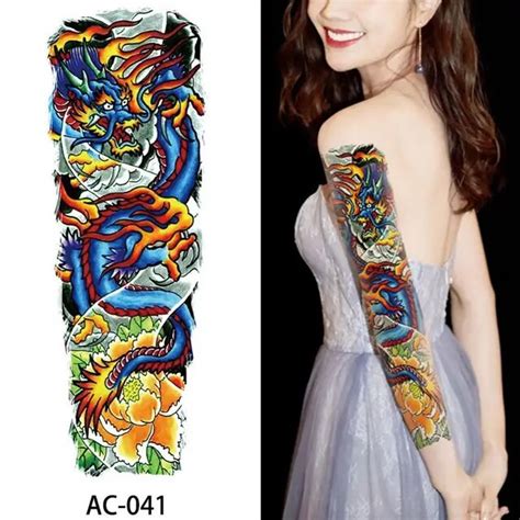 Buy Temporary Tattoo Sleeve Designs Full Arm