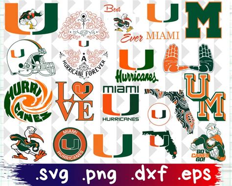 University Of Miami Athletics Miami Hurricanes Svg Miami Hurricanes