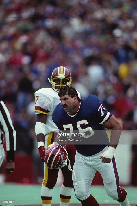 Defensive Lineman Fred Smerlas Of The Buffalo Bills During A Game