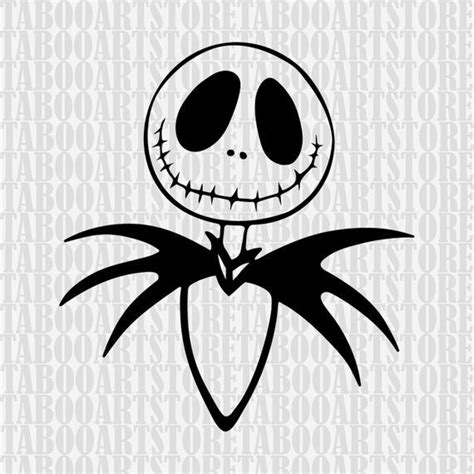 Jack Skellington Drawing Head