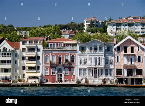 Turkey Istanbul Bosphorus Typical Yalıs Luxurious Chalet Mansions