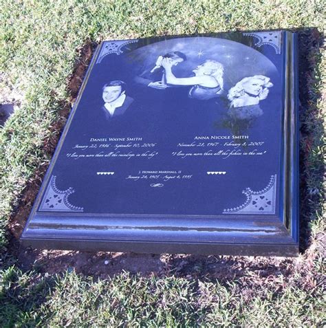 Less Than Classy Anna Nicole Memorial Unveiled At Grave Site