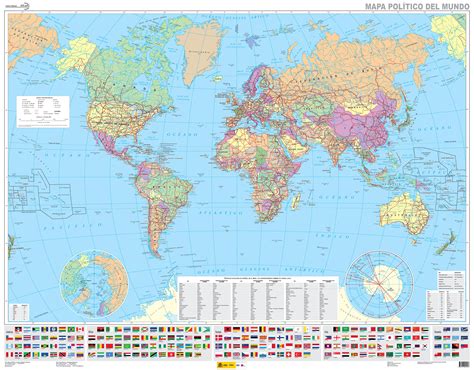 Mapa del globo, mapa del mundo para imprimir, mapa del mundo entero, mapa del mundo politico, mapa mundi, mapa mundial de los océanos, mapa del niño, atlas. Mapa Político del Mundo - Tamaño completo | Gifex