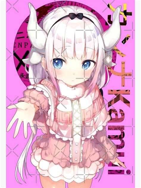 Kanna Kamui Miss Kobayashis Dragon Maid Poster For Sale By Itsmeayo