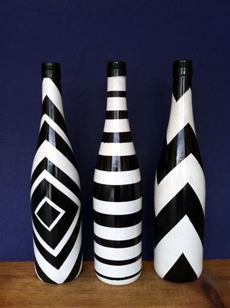 Cool Wine Bottles Craft Ideas 18 Hand Painted Wine Bottles Old Glass