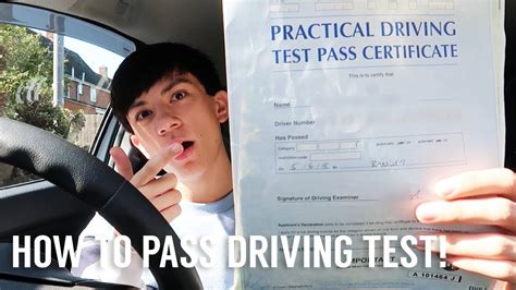how to pass your driving test first time youtube