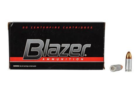 Cci Blazer 9mm 115gr Full Metal Jacket Aluminum Case Ammo Box Of 50