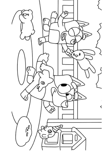 Drawing 17 From Bluey Coloring Page - Coloring Home