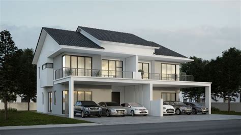 Classic two storey house design is still very popular nowadays and there's always a impression of luxury. 2 Storey Semi - D (Type A) | Airmas Group
