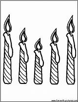 Coloring Candle Birthday Candles Drawing Printable Cake Sheet Getcolorings Fun Getdrawings sketch template